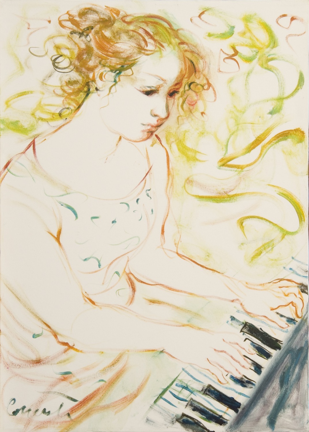 Al pianoforte | Roberta Correnti