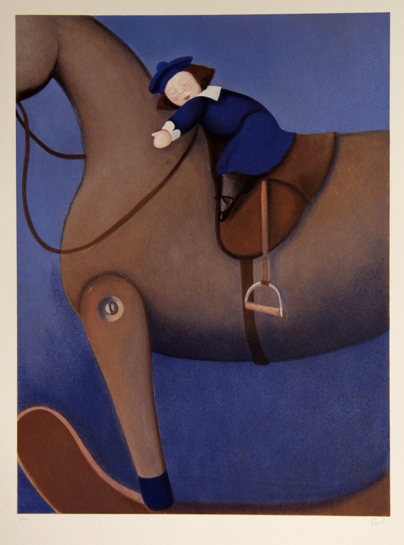 Girl on a rocking horse | Marta Czok