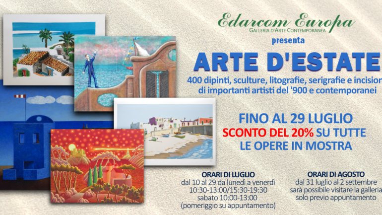 Arte d'Estate alla galleria Edarcom Europa